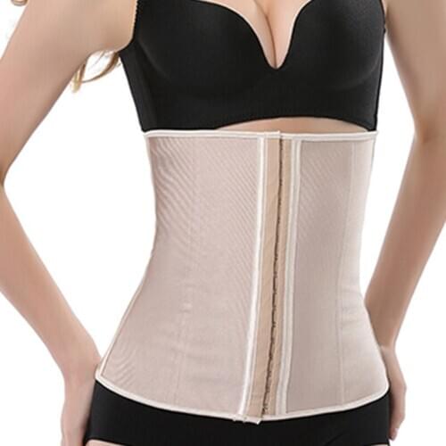 Plus Size Fitness Strong Control Waist Cincher Belt Stretch Women Slimming Shapers Waist Trainer Underbust Corset Body Shapewear