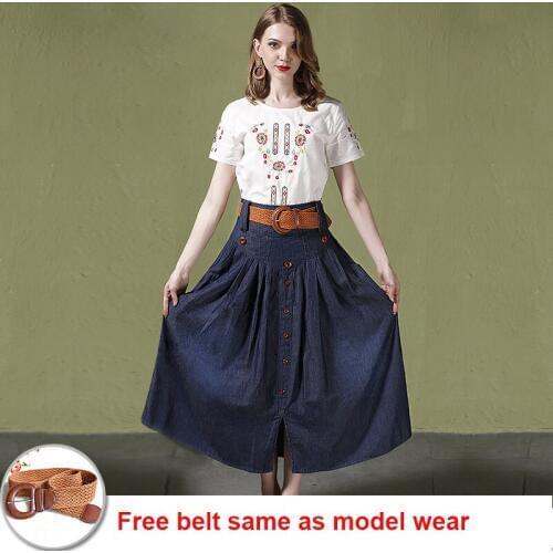 Женские юбки макси JoursNeige China At AliExpress