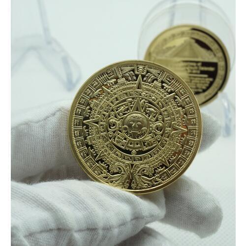 2020 1pcs/lot Maya Calendar Aztec Civilization Hot Sales Mayan Collection American Souvenir Coin