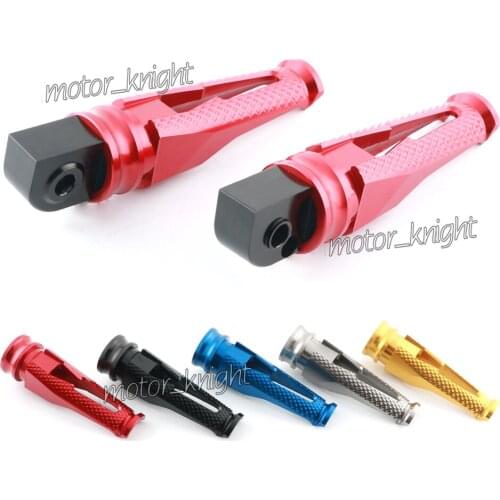 CNC Motorcycle Foot Pegs Set With Bracket Mount Rear Passenger Footrest For Yamaha YZR-R1M R1S 2015-2018 & R1 R6
