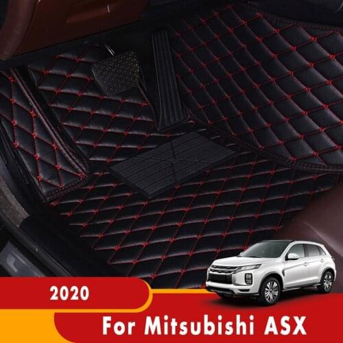 Custom Car Floor Mats For Mitsubishi ASX 2020 Auto Styling Car Interior Accessories Car Protect Carpet Waterproof Decoration Rug
