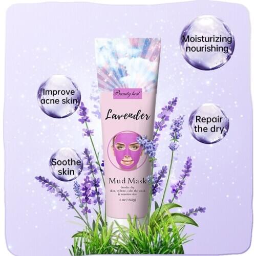 150g Beauty Host GOLD /MILK Shining /Flower/Lavander Mud Mask Deeply cleanse,Moisturizing, bright skin &Anti wrinkle
