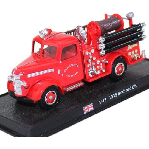 Diecast Fire truck models High similar 1/43 Bedford 1939 (UK ) fire engine truck model kis toys collection gift