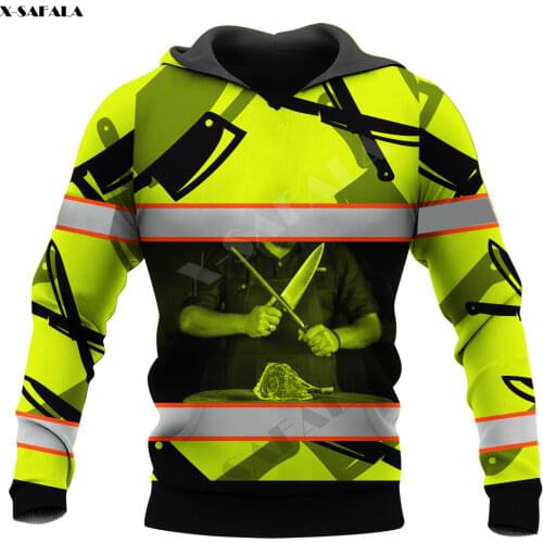 Mechanic Tools Job Skull Tattoo Name Flag 3D All Printed Hoodie Man Women Harajuku Outwear Zipper Pullover Sweatshirt Casual