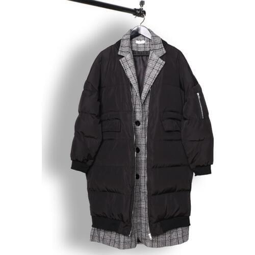 Owen seak Men Cotton Coats Jackets High Street Mens Clothing Trench Winter Cotton Dust Coats Jackets Windbreaker Black