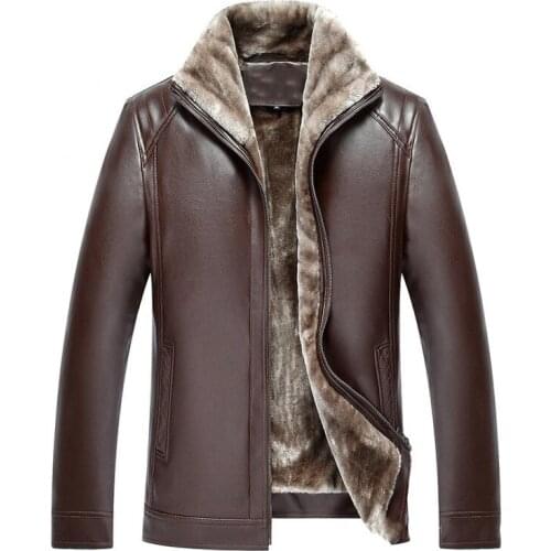 2019 New Mens Leather Jacket Motorcycle Leather PU Baseball Biker Jacket Coat Autumn Winter Outwear Windbreaker Male PU Jackets