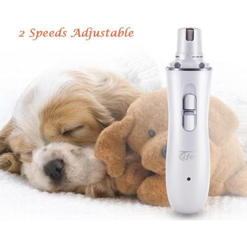 Rechargeable Pet Nail Grinders USB Charging Dog Nail Clippers Quick Charging Dog Cat Paws Nail Grooming Trimmer Tools