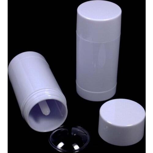 100pcs 30g 50g 75g Plastic Transparent Black White Glue Sticker Tube,Deodorant Container, Cosmetic Lotion Fondation Bar Package