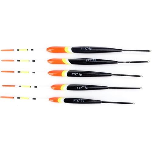 Barguzinsky Fir Light On The Dark 5Pcs/Lot Fishing Float Length 21-25cm Float Weight 2g-6g For Carp Fishing Wholesale