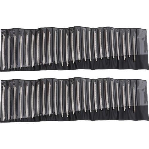 48x Standard 2.7mm Fret Wire Fretwires Stainless Steel for Electric Guitar 24 Frets(Silver)