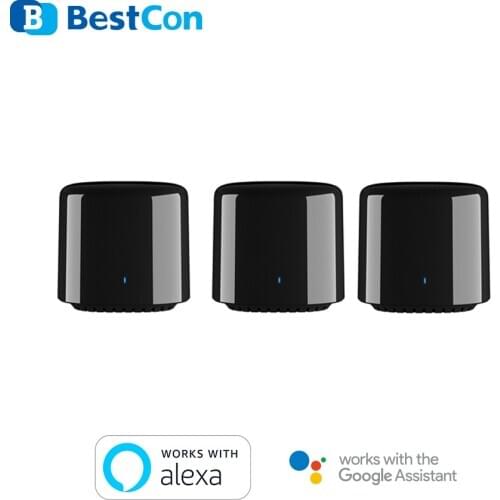 3Pack BroadLink RM4 BestCon RM4C mini WiFi IR Smart Home Automation Remote Voice Control Compatible With Alexa Google Assistant