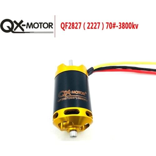 QX-MOTOR QF2827 3800KV Brushless Motor for 70mm Ducted Fan 6 Blades EDF for RC Airplane