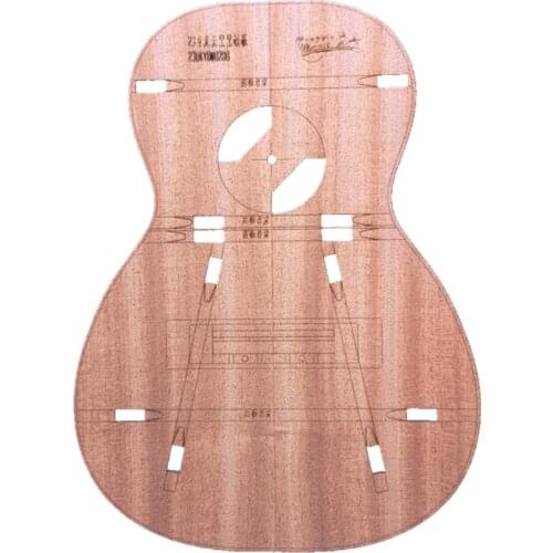 Wood Guitar Body Template for 23inch Guitar Ukulele Making Mold Shape Part