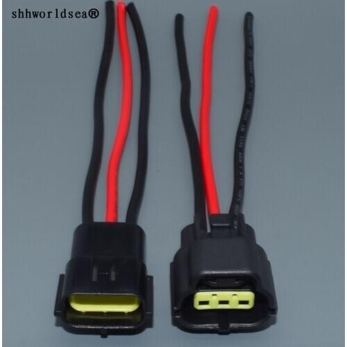 Shhworldsea 1.8 Series 3 Pins Way Male Female Auto Connector Plugs Waterproof Wholesale 174357-2 368523-1