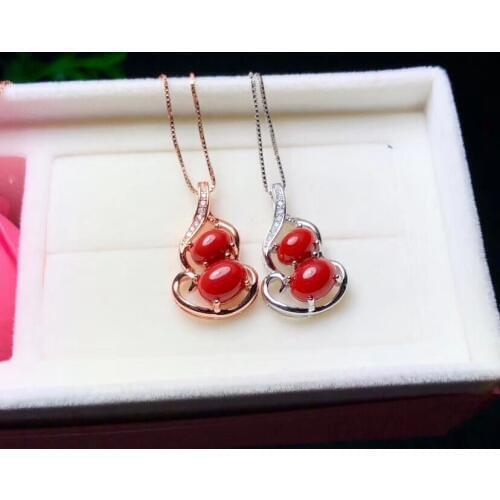 KJJEAXCMY boutique jewelry 925 pure silver inlaid natural Emerald Pendant Silver Necklace support detection