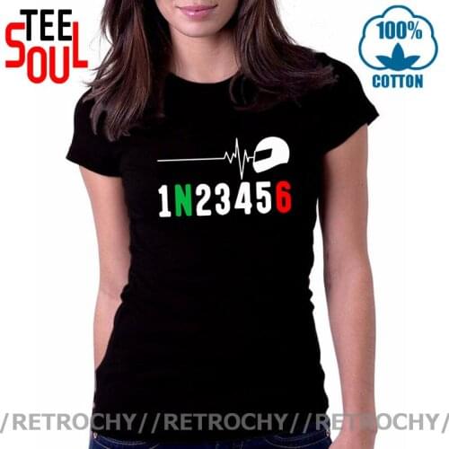 1N23456 Motorcycle Gear Heartbeat T shirt women MTB Jersey Tee Shirt Mountain Rider Moto Bike T Shirts Helmet Women T-Shirt