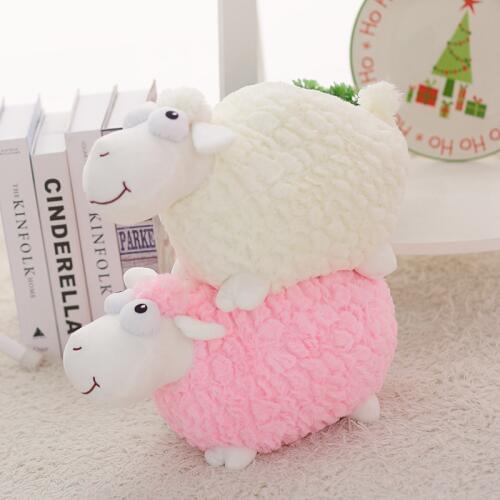 1PC 30/40/50cm 4 Colors Kawaii Sheep Plush Toys Stuffed Animals Kids Toys Alpaca Pillow Creative ValentineS Day Christmas Gifts