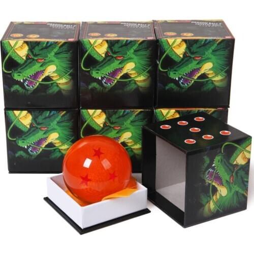 1Pcs 7cm Star Crystal Ball PVC Figure Toys Crtstal Balls Toy 1~7 Star Selectable