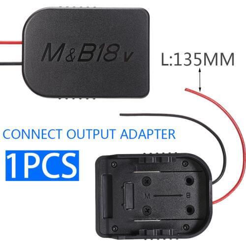 18V Li-ion Battery to DIY Cable Connect Output Adapter For 18V Li-ion Batteries Accessories