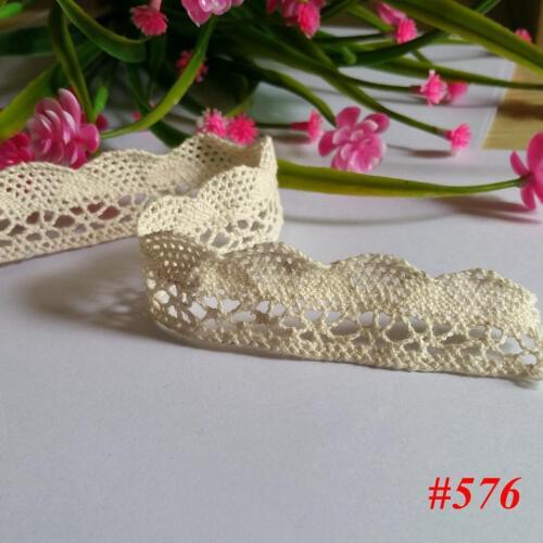 5 yard/lot,100% cotton lace Fabric furnishing Embellishments for cloth or bag Trim laces DIY Decorative scrapbooking NO576