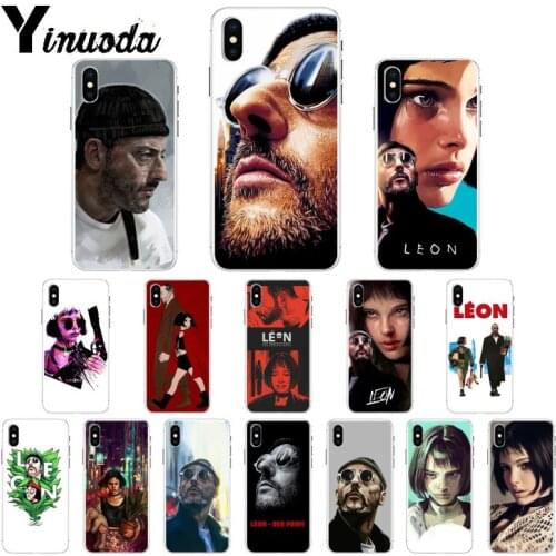 Yinuoda Leon the professional Mathilda TPU Soft Phone Case Cover for iPhone X XS MAX 6 6S 7 7plus 8 8Plus 5 5S XR