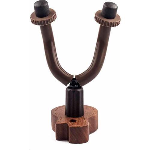 Wooden Guitar Stand Hanger Hook Holder Wall Mount Stand Rack Bracket Display Fits most Guitar Bass Ukulele Easy Install+Screws