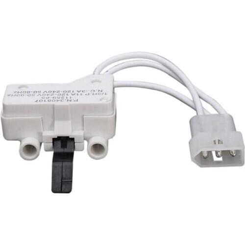 Dryer Door Switch for 3406109 3406107 Whirlpool, Kenmore, Sears, Maytag, Roper, Estate