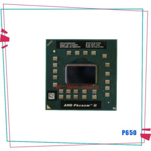 AMD Phenom II Dual-Core Mobile P650 2.6 GHz Dual-Core Dual-Thread CPU Processor HMP650SGR23GM Socket S1