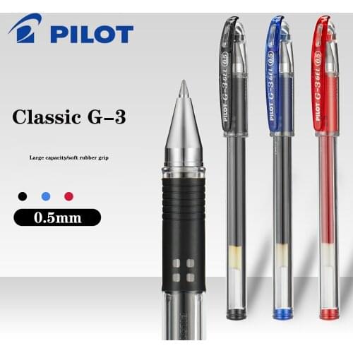12 pcs/lot Gel Pen 0.5MM Japan Pilot BL-G3-5 signature pen office and school Rollerball pen wholesale