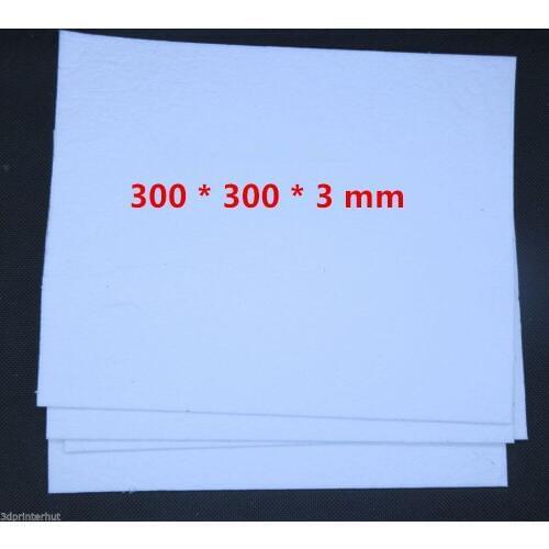 Fussor 4pcs/lot Reprap Prusa 3D Printer 300x300 mm Insulation Cottons for heated bed 300*300*3 mm heated bed insulatio