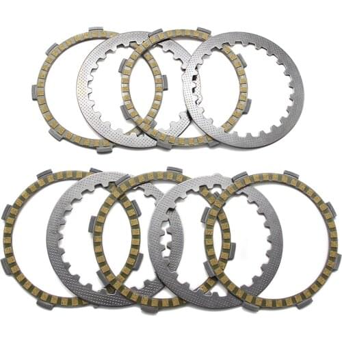 Motorcycle Clutch Friction Disc Plate Kit For Yamaha XT125R XT125X XTZ125 YBR125 1V1-16321-00/598-16321-01 1V1-16324-00 TT-R125