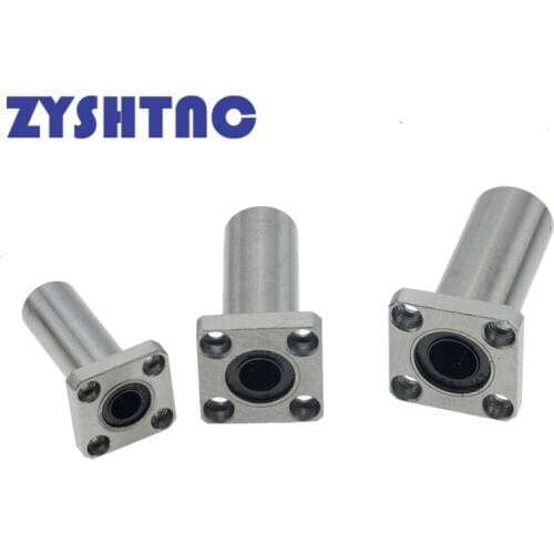 Square Flange Linear Motion Bushing LMK Ball Bearing LMK6UU LMK8UU LMK10UU LMK12LUU LMK20 Bearing Steel For 3d Printer Part CNC
