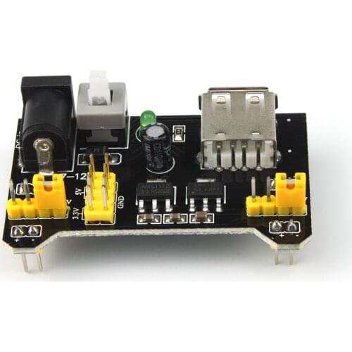 Breadboard Power Supply Module MB102 3.3V 5V 2-Way Solderless Voltage Regulator DIY Module for Arduino