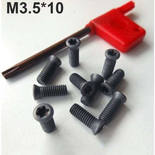 20pcs/Set Carbide Inserts Torx Screw For Lathe Cutter Tools And Screwdriver M2-M5 Screws for carbide inserts high quality
