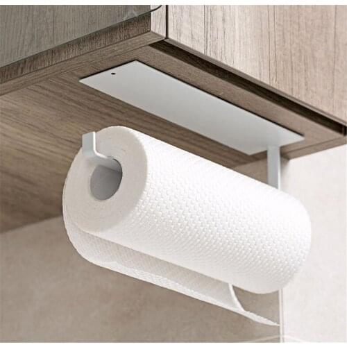 New 10pcs/lot Kitchen Roll Holder, Bogeer Self Adhesive Kitchen Paper Towel Holder, Aluminum Kitchen Paper Rack