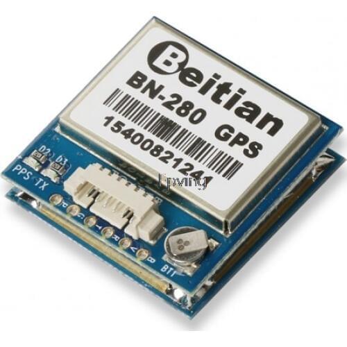 New 12g weight BN280 BN-280 GPS Module Dual Module Compass GLONASS U8 chip for Pixhaw Flight Controller 10HZ Racing drone