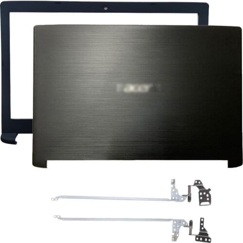 NEW Laptop LCD Back Cover/front bezel/Hinges For Acer Aspire 5 A515-51 A515-51G A315-33 Top Cover Case AM28Z000100 AM28Z000200
