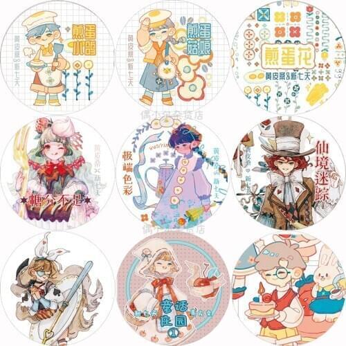 Sample Egg Girl Boy Strawberry Alice Washi Tape
