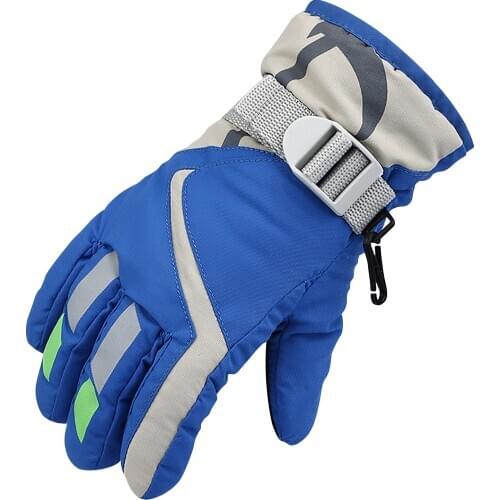 Winter Gloves For Kids Boys Girls Snow Windproof Mittens Outdoor Sports Skiing Driving Gloves Chirdrens Waterproof Mittens