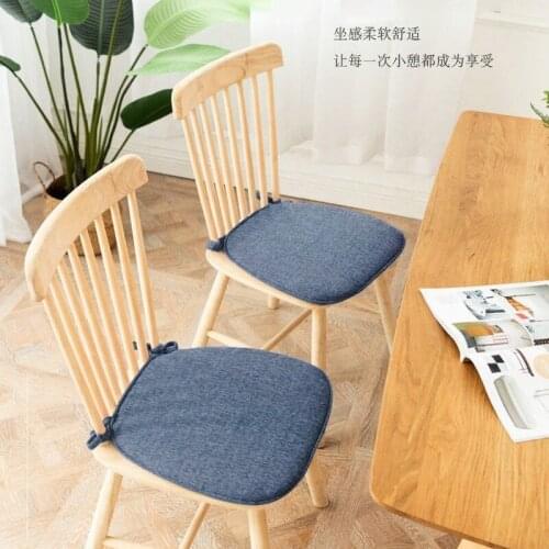 Four Seasons Chair Cushion Removable Washable Custom Horseshoe Solid Wood Cloth Dining Chair Cushion Non-slip Butt Pad