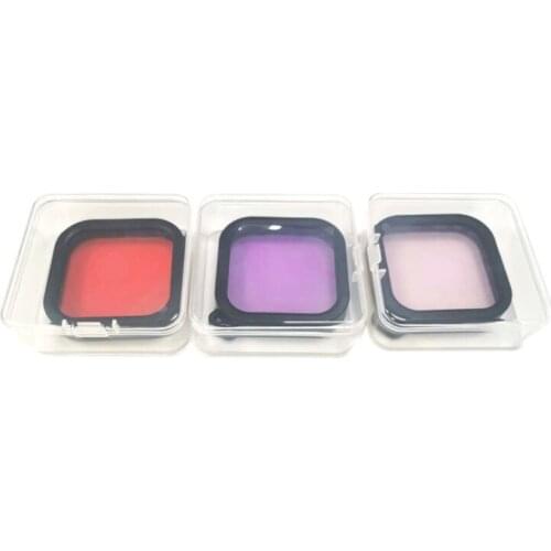 PULUZ Square Housing Diving Color Lens Filter for Insta360 ONE R 4K Edition / 1 inch Edition