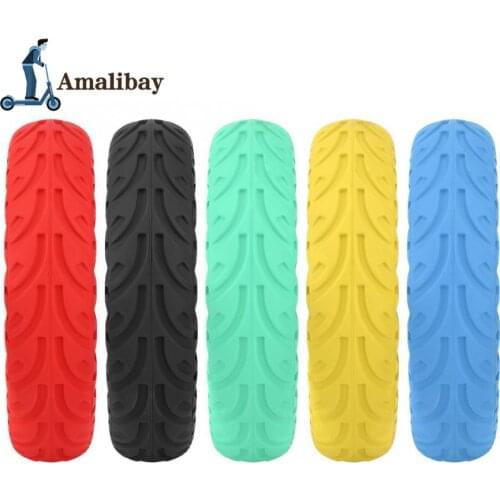 M365 Electric Scooter Tire for Xiaomi Mijia M365 Pro Scooter Solid Tires Shock Absorber Non-Pneumatic Tyre Damping Rubber Tyres
