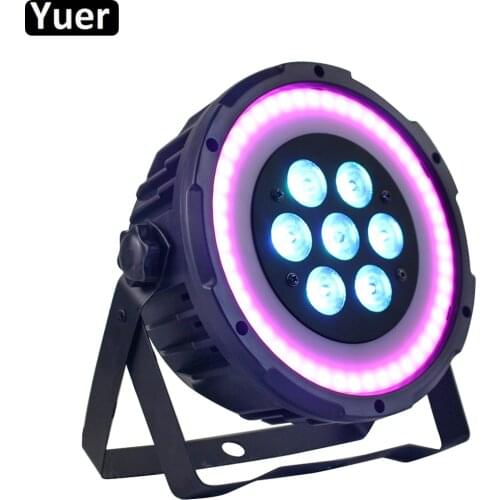 7X10W RGBW 4IN1 LED Illusion Par Light DMX512 Control Strobe Wash Beam 3IN1 Stage Effect Light Mini Par Light For DJ Disco Party