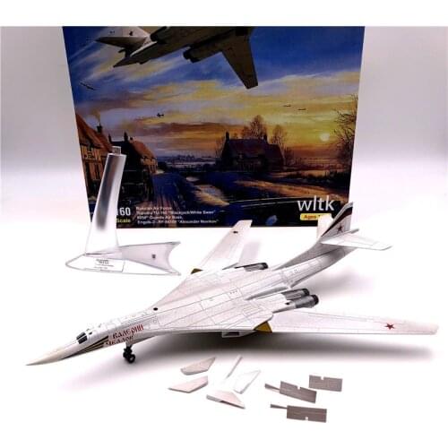 1/200 Classic tu-160 tu160 White Swan Nuclear Bombing Military Fighter Aircraft Model Airplane Adult Collection Souvenir Display
