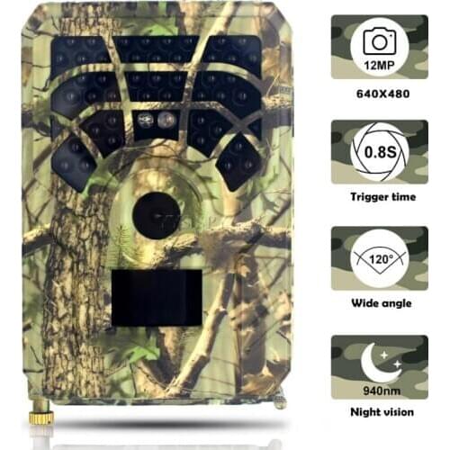 12MP Wildlife Trail Camera Photo Traps Night Vision Camara Caza Wildgame Outdoor Safety Surveillance Anti Spy Hunting Kamera
