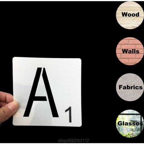 26pcs/set Alphabet Letters Stencils Drawing Template DIY Painting Scrapbooking Embossing Album Card A14 21 Dropship