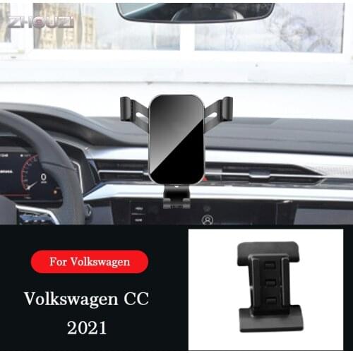 Car Mobile Phone Holder Special Air Vent Mounts GPS Stand Gravity Navigation Bracket For Volkswagen VW CC 2021 Car Accessories