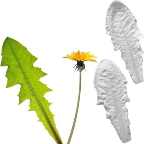 Dandelion Leaves Petals Silicone Mold Fondant Cakes Decorating Molds Sugarcraft Chocolate Baking Tools For Cakes Gumpaste Form