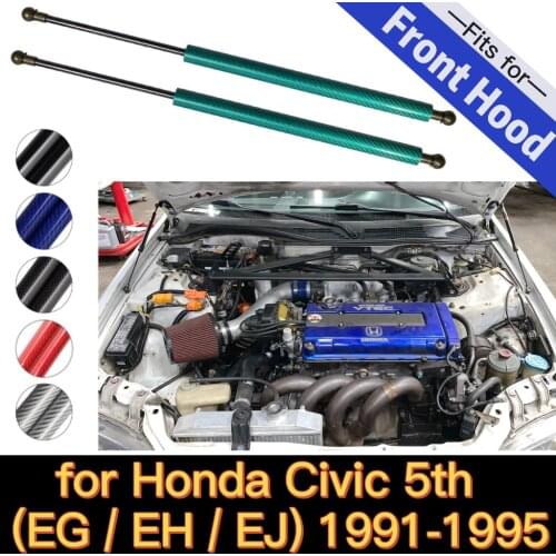 Gas Struts for Honda Civic MK5 (EG/EH/EJ) 1991-1995 Modify Front Hood Bonnet Lift Supports Shock Dampers Absorber