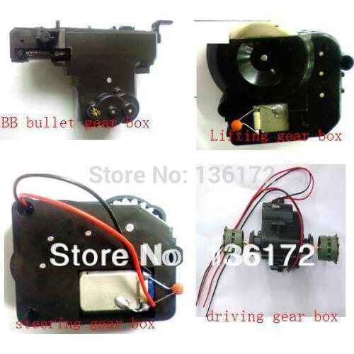 Henglong 3808 3809 3816 1/24 RC tank parts gear box 4pcs